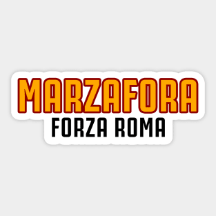 Marzafora Forza Roma Sticker